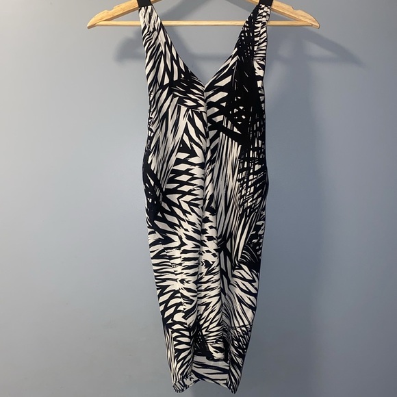 NWOT Ramy Brook 100% Silk Abstract Print Halter Tank Top SIze SP - Picture 6 of 10